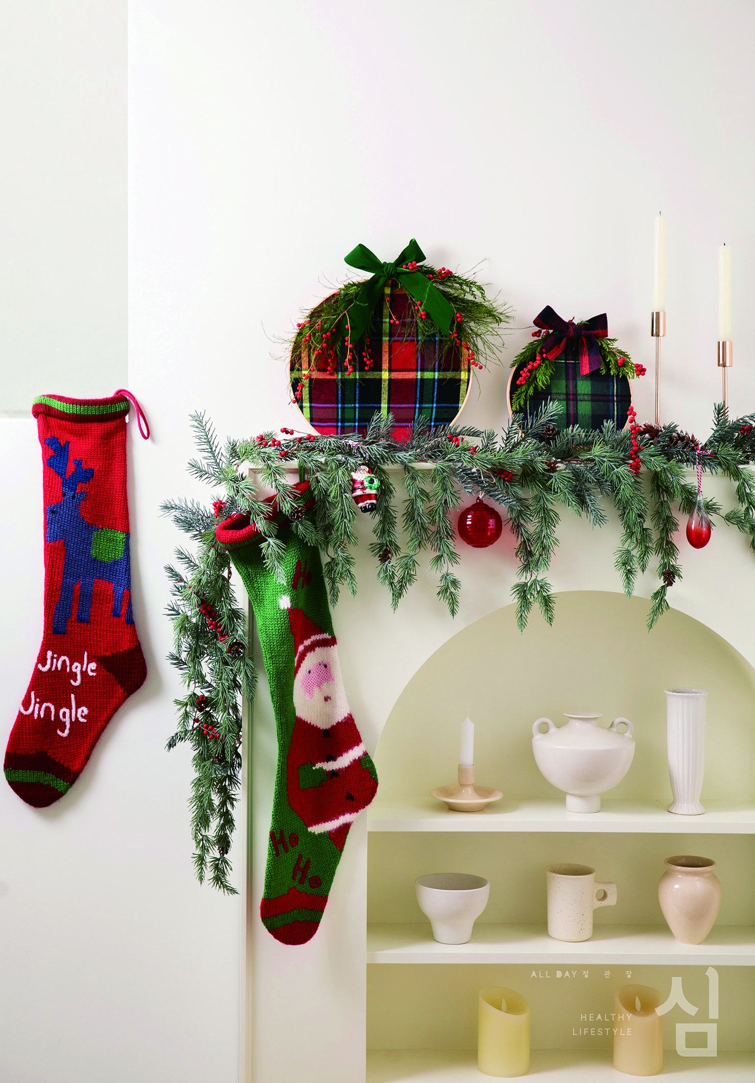 어디서나 흔히 볼 수 있는 크리스마스 장식